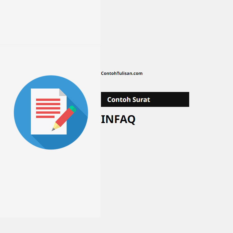 Contoh Surat Infaq