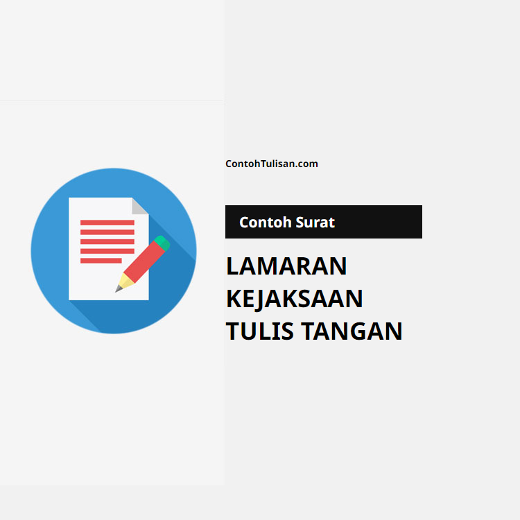 Contoh Surat Lamaran kejaksaan