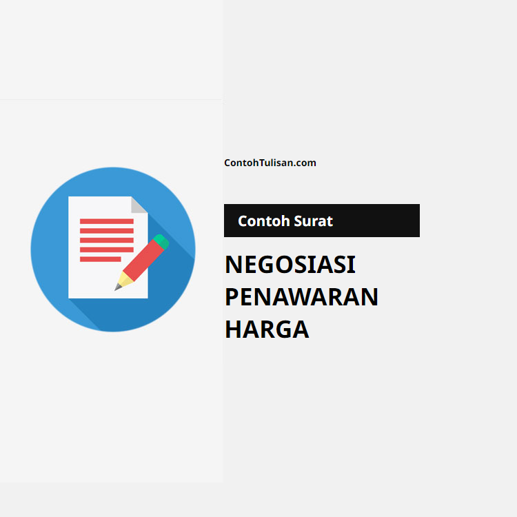 Contoh Surat Negosiasi Penawaran Harga