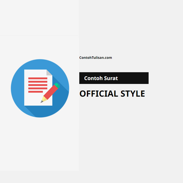 Contoh Surat Official Style