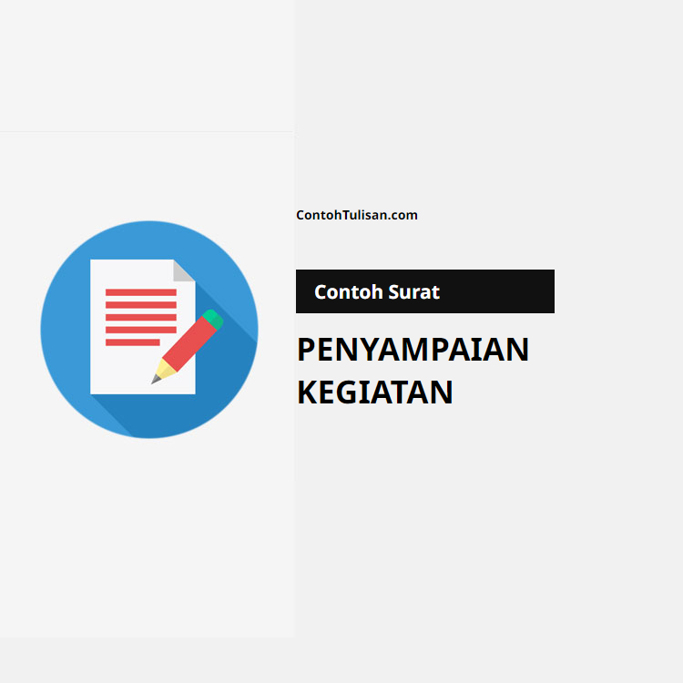 Contoh Surat Penyampaian Kegiatan