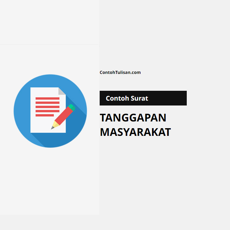 Contoh Surat Tanggapan Masyarakat