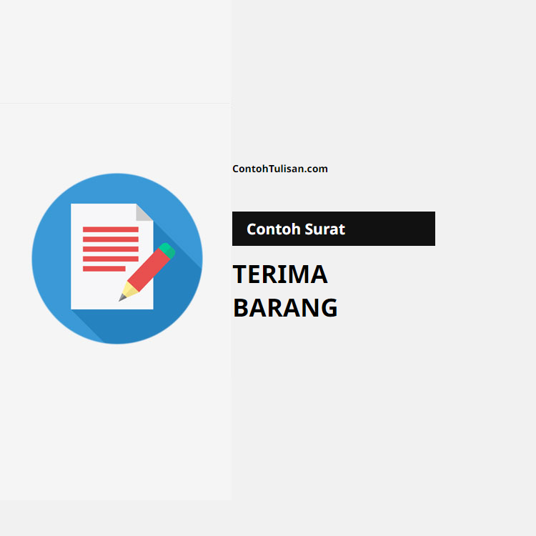 Contoh Surat Terima Barang