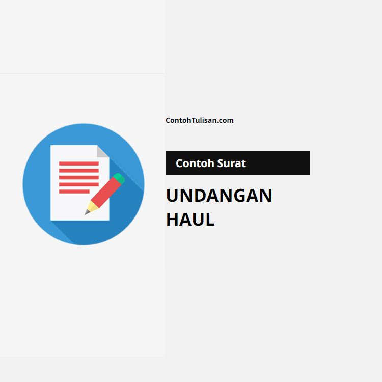 Contoh Surat Undangan Haul