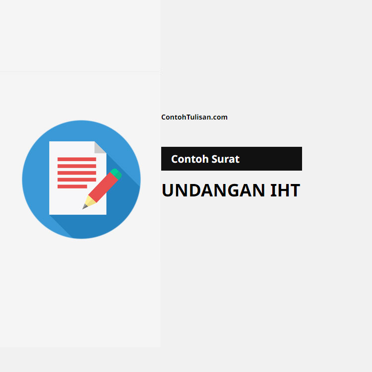 Contoh Surat Undangan IHT